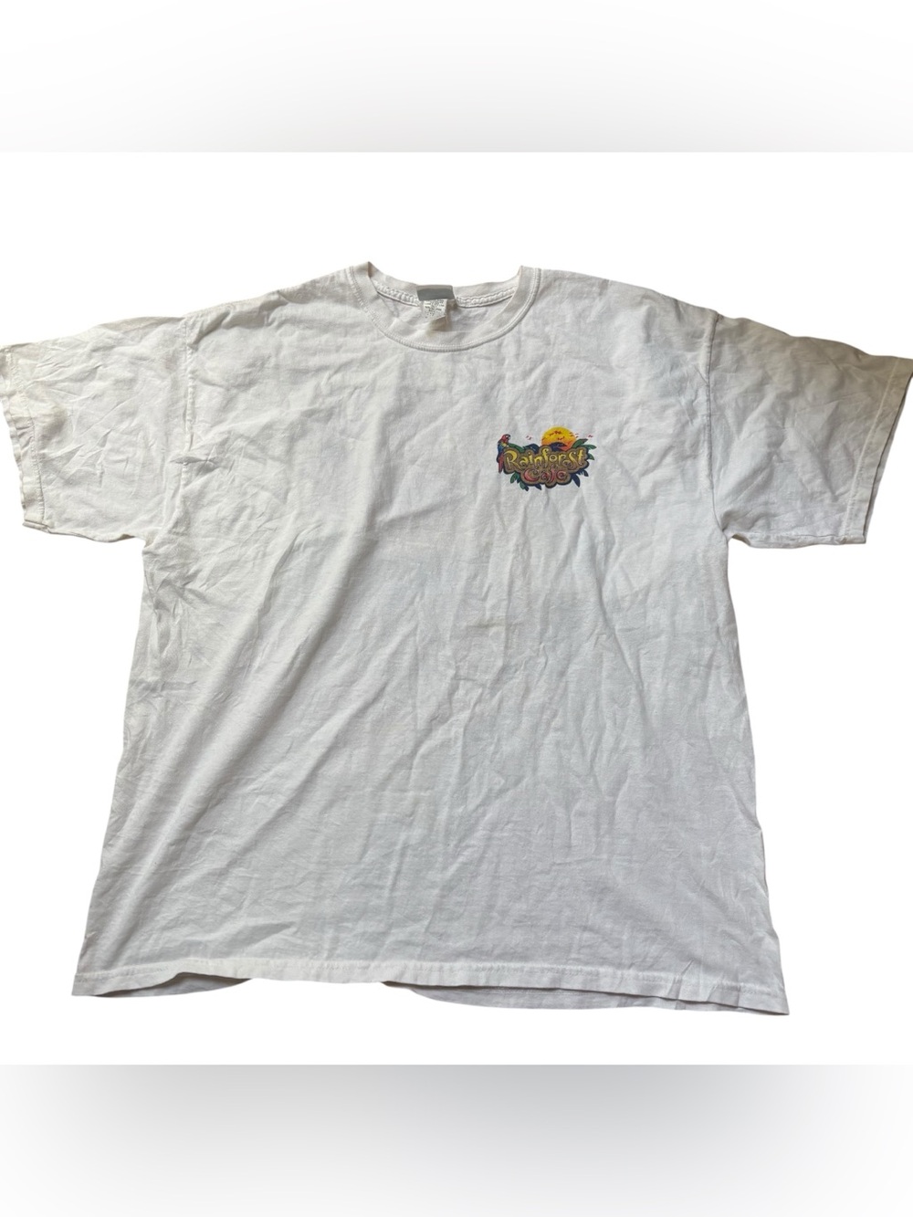 Rainforest Cafe Vintage Short Sleeve Shirt Size XL